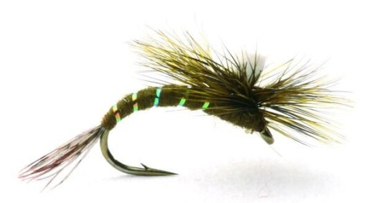 Umpqua Flies Baetis Klekker Dark Olive