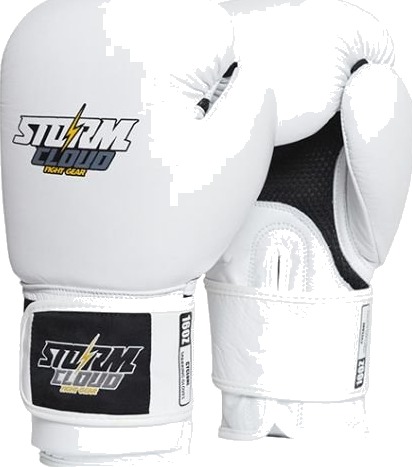 StormCloud Cyclone Classic Sparring Hansker 18 oz Hvit