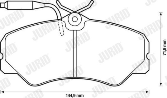 Bremseklosser JURID 571393J