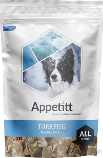 Appetitt Tørrfisk 500 g - Naturlige hundegodbiter