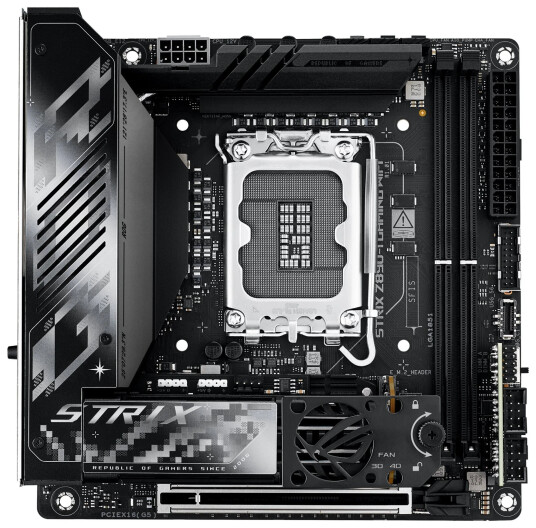 ASUS ROG Strix Z890-I Mini ITX Hovedkort med Wi-Fi 7 og LGA1851 Socket ASUS ROG Strix Z890-I Mini ITX Hovedkort med Wi-Fi 7 og LGA1851 Socket