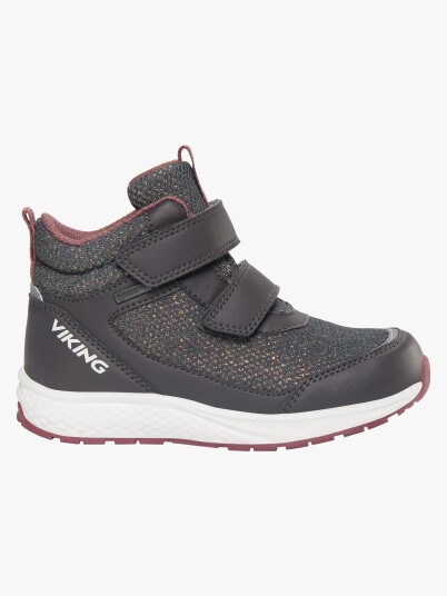 Viking Bouncy Glitter Mid GTX 2V overgangssko Charcoal