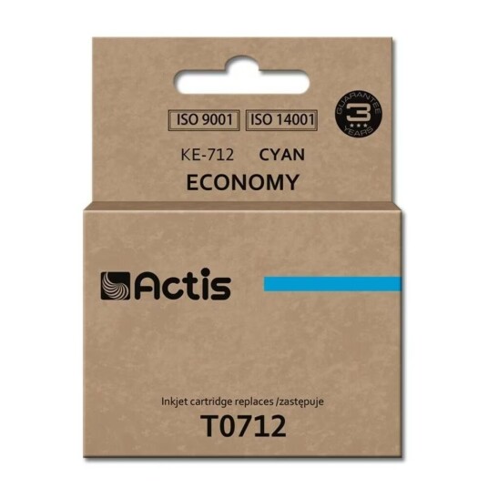 Original blekkpatron Actis KE-712 Cyan