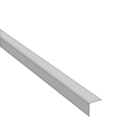 Combiwood Vinkellist Aluminium 20x20x2700 Aluminiumfarget