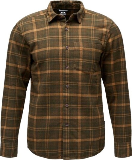 Black Diamond Men"s Project Flannel Shirt Dark Moss rye L Black Diamond Men"s Project Flannel Shirt Dark Moss rye L