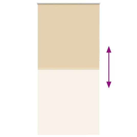 Rullegardin lystette 100x230 cm stoff bredde 95,7 cm polyester 8721158319043