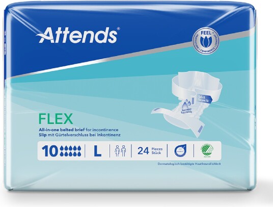 Attends Flex 10 L beltebleier 24 stk