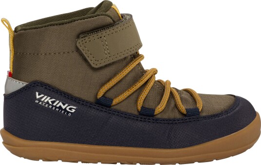 Viking Birch Barefoot Mid Waterproof 1V Blå 35
