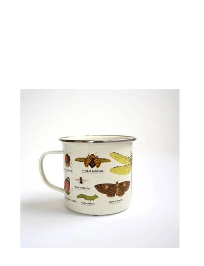 Gift Republic Emaljmugg Insekter Cream 10X8X8CM