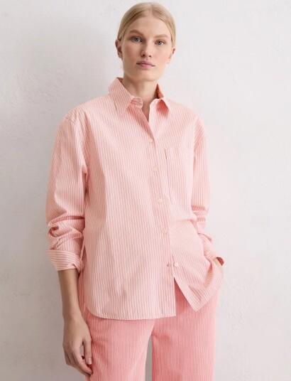 Marc O"Polo Woven Blouses Longsleeve Pink 40 Marc O"Polo Woven Blouses Longsleeve Pink 40