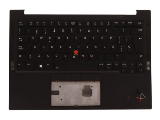 Sunrex - Erstatningstastatur For Bærbar Pc - Med Trackpoint - Bakbelysning - Spansk - Med Toppdeksel - For Thinkpad X1 Carbon Gen 10 21Cb, 21Cc Sunrex - Erstatningstastatur For Bærbar Pc - Med Trackpoint - Bakbelysning - Spansk - Med Toppdeksel - For Thinkpad X1 Carbon Gen 10 21Cb, 21Cc