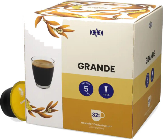 Kaffekapslen | Grande Everyday Coffee 32 kapsler til Dolce Gusto