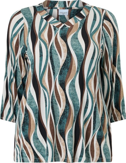 Zhenzi Genser Zh Sylva 1511 Blouse 3/4 Blå