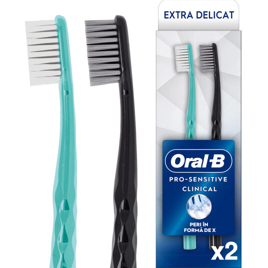 Oral-B tannbørster 2 pcs. Pro - Sensitive Clinical Ekstra Soft