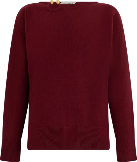 Alberta Ferretti Dame Strikkevarer Rød S, Alberta Ferretti Dame Strikkevarer Rød S,