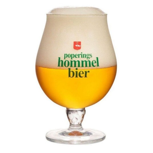 Poperings Hommelbier ølglass