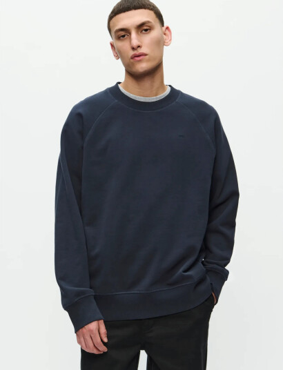 WOOD WOOD Wwhester Sweatshirt 25217   Navy   XL