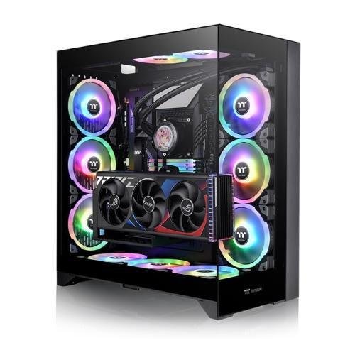Thermaltake CTE E600 MX Midi Tower Kabinett Svart med Herdet Glass Thermaltake CTE E600 MX Midi Tower Kabinett Svart med Herdet Glass