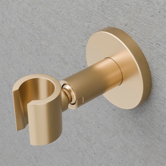 Scandtap Harmonized dusjholder, børstet gull gold 70 x 70 x 95 mm