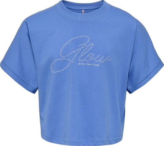 Kids Only Kogstella S/S Print Jrs   Blue   158 164
