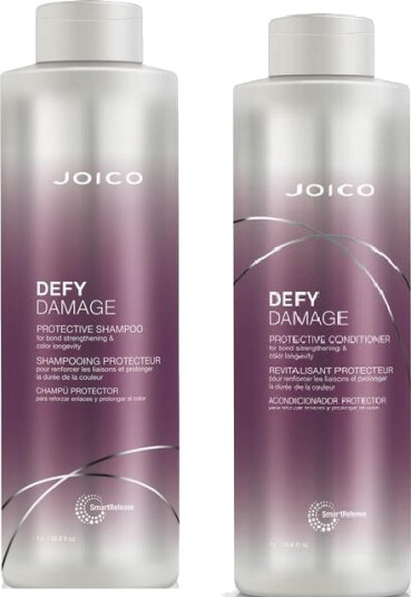 Joico Defy Damage Protective Shampoo 1000 ml + Joico Defy Damage Protective Conditioner 1000 ml Joico Defy Damage Protective Shampoo 1000 ml + Joico Defy Damage Protective Conditioner 1000 ml