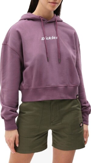 Dickies Hettegenser Beskåret Loretto Purple Gumdrop Dickies Medium Hettegenser Lilla