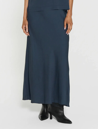Twist & Tango Tyne Satin Skirt - Navy - 36 Twist & Tango Tyne Satin Skirt - Navy - 36