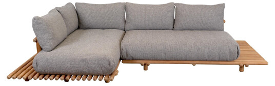 Cane line Sticks hjørnesofa Teak/lys brun 2 2 seters moduler Brun
