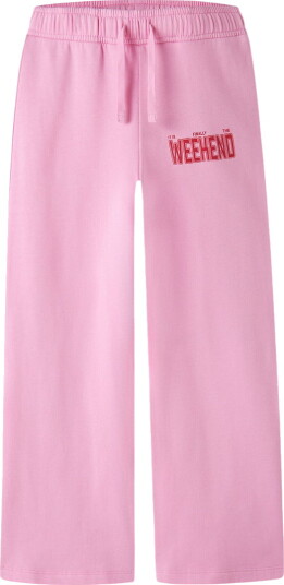 Name It Nkflioca Wide Sweat Pant Bru Pink 128