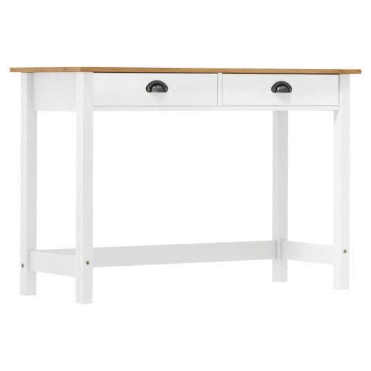 vidaXL Konsollbord Hill med 2 skuffer 110x45x74 cm heltre furu