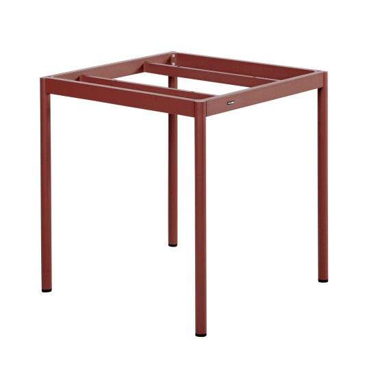 Brafab Nox bordstativ Zin red 70 x 70 cm Rød