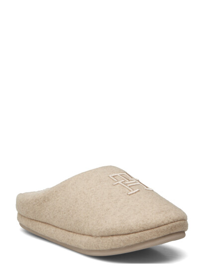 Tommy Hilfiger Th Embroidered Basics Slipper - Beige - 42 x 41 Tommy Hilfiger Th Embroidered Basics Slipper - Beige - 42 x 41