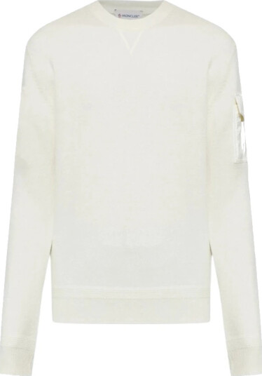 Moncler Herre Gensere & Hettegensere Hvit S,