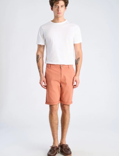 Lindbergh Superflex Chino Shorts Coral XL Lindbergh Superflex Chino Shorts Coral XL