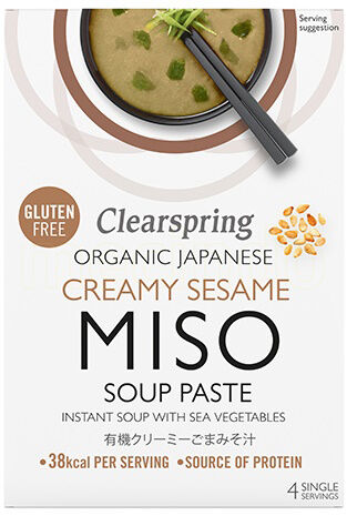 Clearspring Instant Miso Soup Kremet Sesam 60g