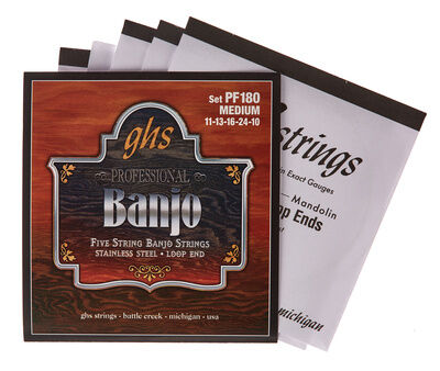 GHS PF180 5-String Banjo Set GHS PF180 5-String Banjo Set