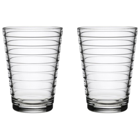 Iittala Aino Aalto vannglass 2-pack 33 cl klar Iittala Aino Aalto vannglass 2-pack 33 cl klar