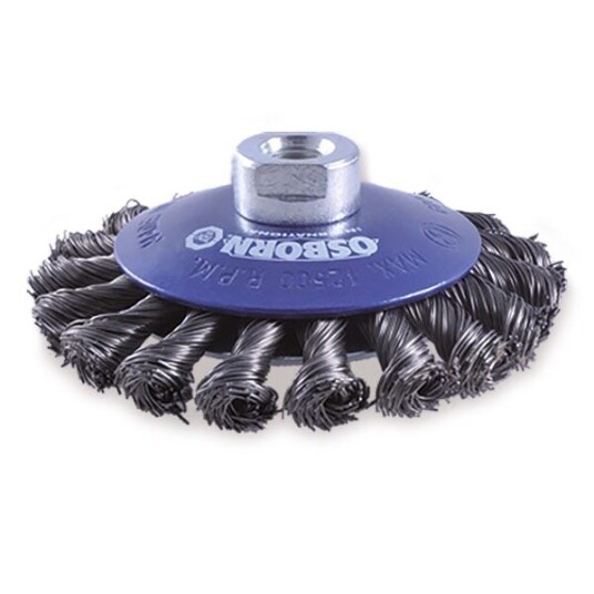 Osborn Cirkulärborste 115x15mm M14 0,50mm, Virad, Stål Osborn Cirkulärborste 115x15mm M14 0,50mm, Virad, Stål
