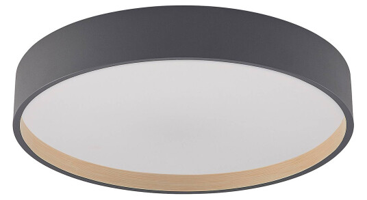 Lindby Todor LED-taklampe CCT grå 50 cm