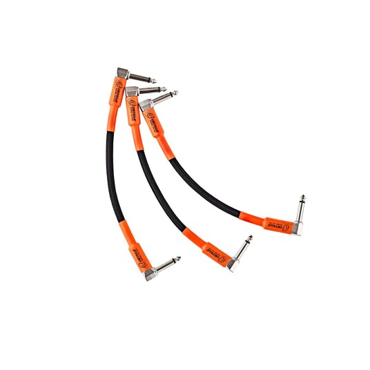 Ortega Guitars Ortega Oecpa3-06 Patchkabel Set 6"/18cm Jack/jack 3