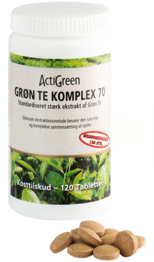 Actigreen Grønn Te Kompleks 70 120 Tabletter Actigreen Grønn Te Kompleks 70 120 Tabletter