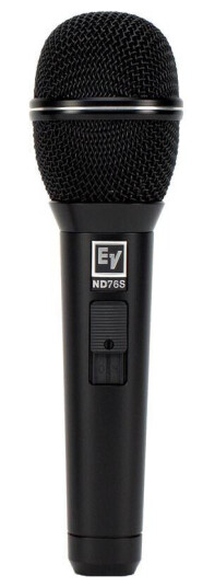 Electro-Voice ND76S Dynamisk Mikrofon Håndholdt, nyre m/bryter Electro-Voice ND76S Dynamisk Mikrofon Håndholdt, nyre m/bryter