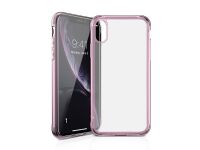 ITSKINS NANO // ICE - Baksidedeksel for mobiltelefon - polykarbonat, termoplast-polyuretan (TPU) - gjennomsiktig, Lys lyserød - for Apple iPhone XR