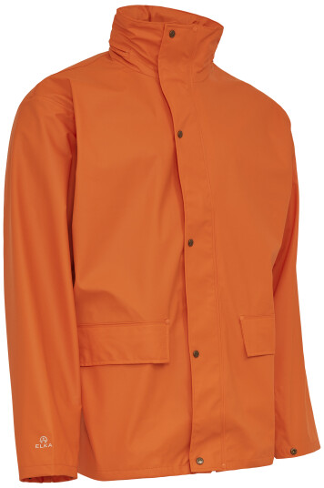 Elka Regnjakke PU 026300 oransje Str. XS