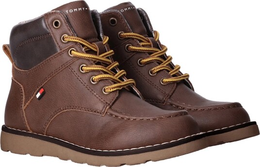 Tommy Hilfiger Lace Up Bootie Brown/Dark Brown BROWN/DARK BROWN 33/21.5 cm