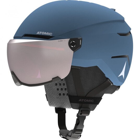 Atomic Savor Visor Skihjelm med Visir Junior Blue 48-52cm