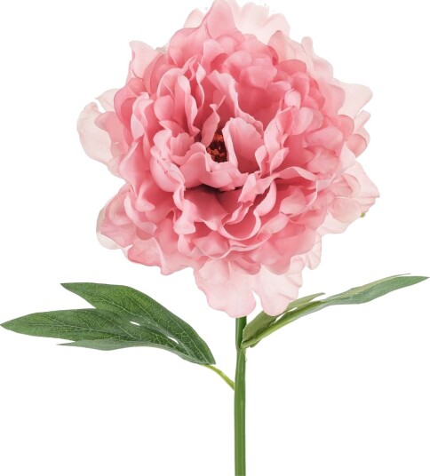 Rosa Peonblomst 35 cm Kunstige Blomster