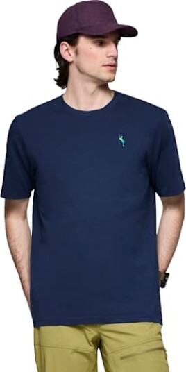 Norrøna Men's /29 Cotton Activity Embroidery T-Shirt Indigo Night S, Indigo Night