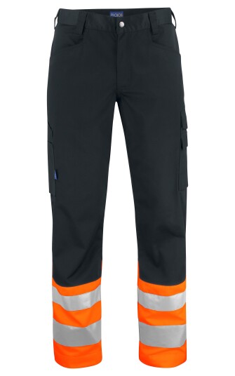 Projob 6533 Arbeidsbukse En Iso 20471 Kl 1 Orange/black D96