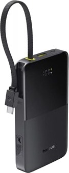 Baseus Enerfill Fc51 Bipow2 Pro, 10000 Mah, Lithium Polymer (Lipo), Power Delivery, 22,5 V, 22,5 W, Sort